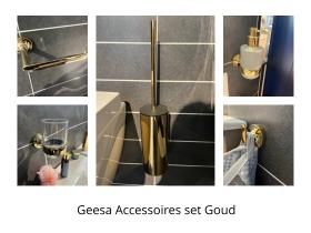 Gouden accessoires set Geesa
